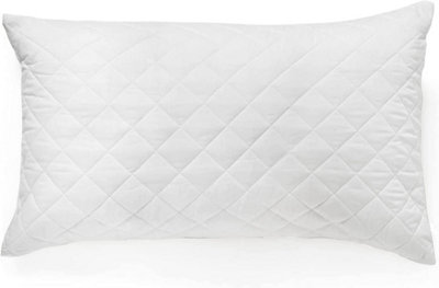 Homes & Linen Quilted Pillows 2 Pack Hotel Quality Pillows Premium Filled Pillows For Side Stomach And Back Sleeper Bed Pillow Soft Hollow Fiber