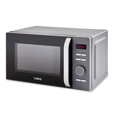 Tower Grey Renaissance 800W Digital Microwave 20L