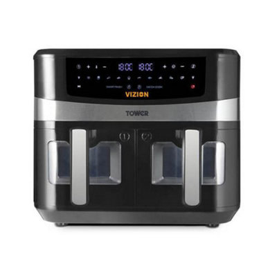 Tower Air Fryer Vortx Vizion 9L Dual Basket from B&Q
