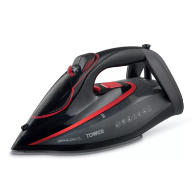 Tower - Steam Iron - Red/Black - Extra Large Sole Plate - Image 15