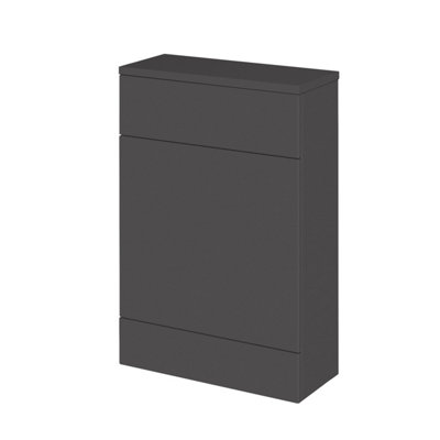 Hudson Reed Gloss Grey Fusion Compact Combination Toilet Unit With Worktop | | Mdf | 600Mm - Image 4
