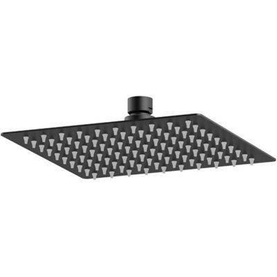 Nuie Black Showers Square Shower Head 200X200mm (Matt ). - Image 7