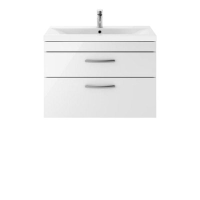 B&Q -  800 Wh 2-Drawer Vanity & Basin 4