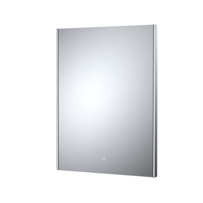 B&Q -  Cepheus Led Touch Sensor Ambient Illuminated Bathroom Mirror With DemisterSilver800 X 600 mm