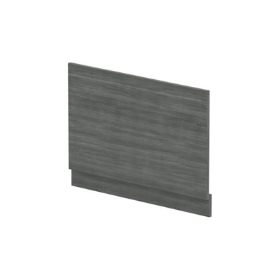 Balterley 800Mm Bath Mfc End Panel & Plinth - Woodgrain Anthracite