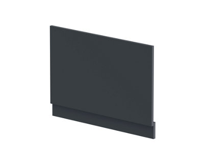 Balterley 800mm Bath Mdf End Panel & PlinthDark Grey from B&Q