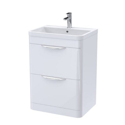 Nuie Parade 600 F/s 2 Drawer Basin & Cabinet from B&Q