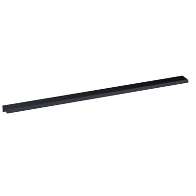 Hudson Reed Finger Pull HandleAluminium Built Contemporary Cabinet Drawer Handle In Matt Black500mm from B&Q