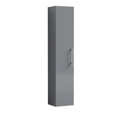 Nuie 300mm Tall Unit (1 Door),nuie Arno 1 Door Wall Hung Tall Storage Unit 300mm Wide from B&Q