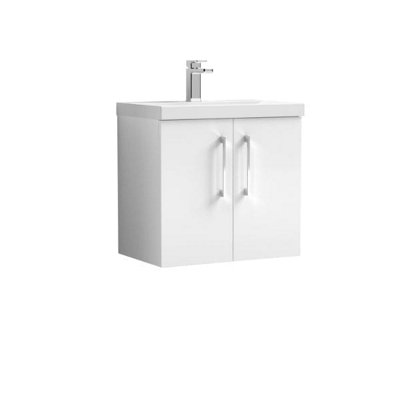 Nuie 600 Wh 2-Door Vanity & Basin 2 from B&Q