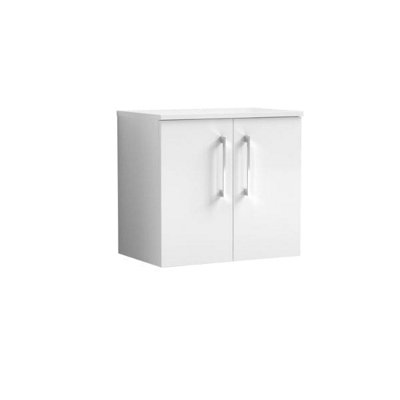 Nuie 600 Wh 2-Door Vanity & Worktop from B&Q