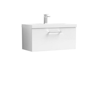 Nuie 800 Wh 1-Drawer Vanity & Basin 1 from B&Q