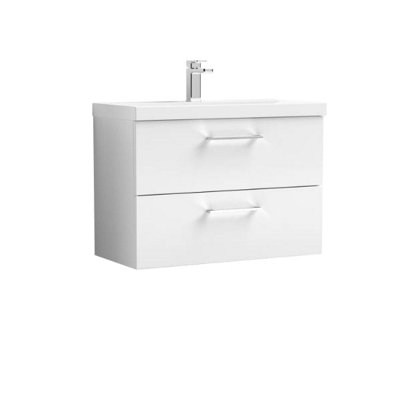 Nuie 800 Wh 2-Drawer Vanity & Basin 3 from B&Q