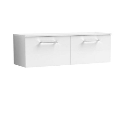Nuie 1200 Wh 2-Drawer Vanity & Worktop from B&Q