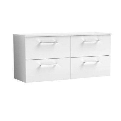 Nuie 1200 Wh 4-Drawer Vanity & Worktop from B&Q