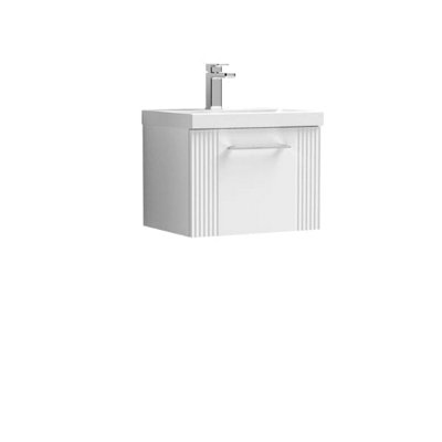 Nuie 500 W/h Single Drawer Vanity & Basin 1 from B&Q