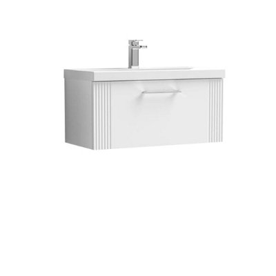 Nuie 800 W/H Single Drawer Vanity & Basin 4