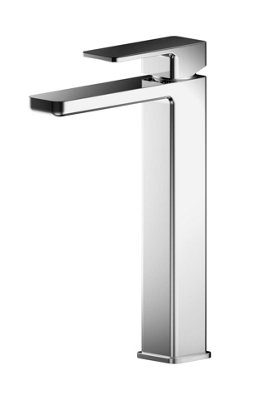 Balterley Square High-Rise Mono Basin Mixer TapChrome from B&Q