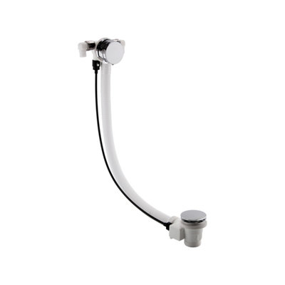 Balterley Free Bath Filler With Push Button Waste, Built-In Overflow, Set Of 2 - Chrome Finish 5056462684864 - Image 4