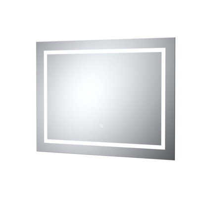 Balterley Talke Rectangular Landscape Led Illuminated Touch Sensor Mirror With Demister800 X 500mm from B&Q