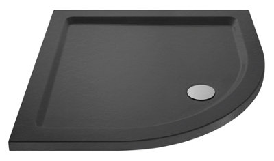 B&Q -  900mm Premium Quadrant Shower TraySlate Grey