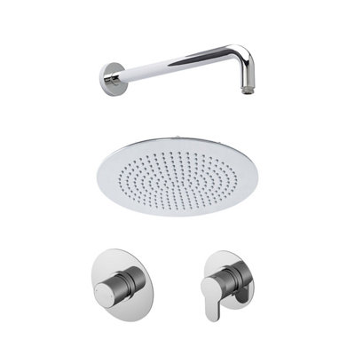 Balterley 1 Outlet Luxury Shower BundleStop TapTemperature ControlArm & HeadChrome from B&Q