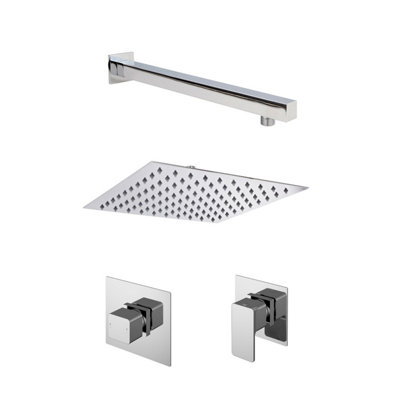 Balterley 1 Outlet Luxury Shower BundleStop TapTemperature ControlArm & HeadChrome from B&Q
