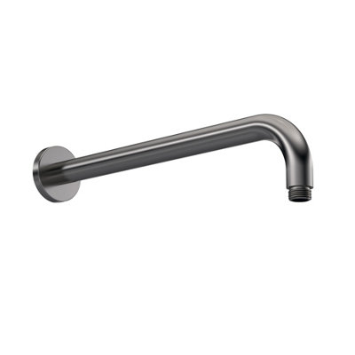 Balterley Round Wall Mount Shower Arm345mmBrushed Pewter from B&Q
