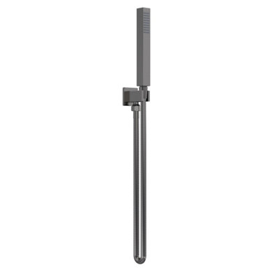 Balterley Round Outlet ElbowParking Bracket & Shower HandsetBrushed Pewter from B&Q