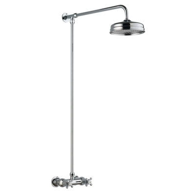 Balterley Thermostatic Exposed Shower Valve & Rigid Riser KitChrome from B&Q