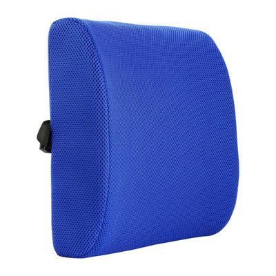 B&Q Memory Foam Lumbar Pillow Cushion, Car Back Support Cushion - Relieve Pain - Improve Posture - Ergonomic Shape