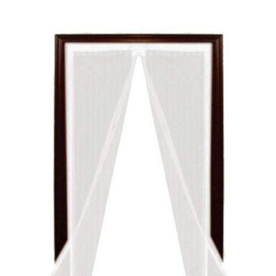 Magnetic Mesh CurtainFits Onto Single Doors Sliding Doors CampersMade From Tightly Woven PolyesterNo Tools Required from B&Q