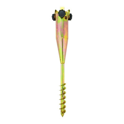 Heavy Duty Ground SpikeSimple To Use Screw-In SystemIdeal For Rotary Washing Line Or Parasol Gazebos Bird Feeders Flags & from B&Q