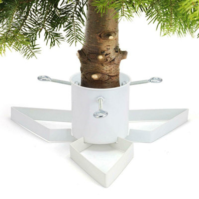 Adjustable Christmas Tree Stand Holder In MetalSupports Up To 8Ft In Height3-11Cm Diameter1.4L Water Tank from B&Q