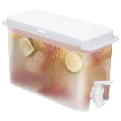 3.5L Fridge Beverage DispenserLarge Drink Dispenser With Faucet DesignMade Of High-Quality Pp Plastic from B&Q