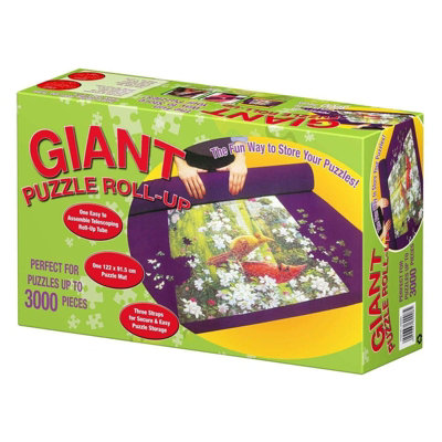 Large Puzzle Roll-Up Jigsaw Mat For Up To 3000 PiecesFoldable And Easy To Store from B&Q