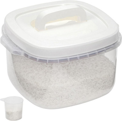  - 5Kg Airtight Food Storage Container With Measuring CupBpa-Free And Stackable Cereal Dispenser