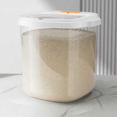 10L Airtight Food Storage Container Bpa Free Plastic Box With Secure Lid For Rice Cereal Flour Pet Food And Dry Goods from B&Q