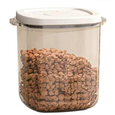Large 10L Bpa Free Food Storage Box With Airtight Lid Clear Plastic Container For Rice Flour Pasta Pet Food from B&Q