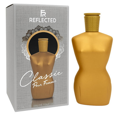 B&Q Reflected Fragrances Classic Pour Femme Eau De Toilette 100Ml Elegant Floral Perfume For Women Everyday Luxury Gift For Her