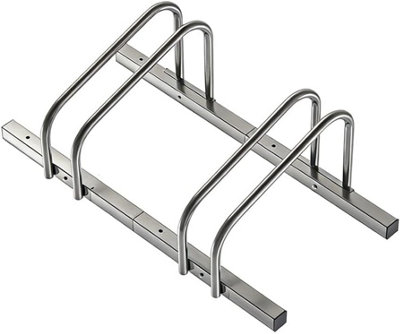  - Modular Bike Parking Rack For 2 Bicycles Heavy Duty Metal Bicycle Storage Stand Floor Or Wall Mounted Space Saving Holder