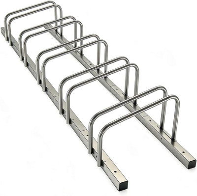 5 Bike Storage Rack Modular Metal Bicycle Parking Stand Wall Or Floor Mounted Secure Space Saving Holder For Garage from B&Q