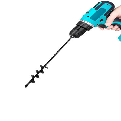 Garden Auger Bit 217.71 Inch X 1.57 Inch Drill Bit For Bulbs Seedlings Soil Digging Tool For Power Drills from B&Q