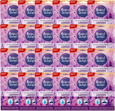  - Hanging Moisture Absorber Dehumidifier Fresh Linen Lavender Wardrobe Damp Control Pack Of 24