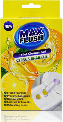Toilet Cleaner Gel Block 45Ml Citrus Sparkle Automatic Toilet Freshener Limescale Remover Long Lasting Hygiene Pack Of 1 from B&Q
