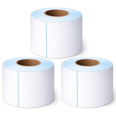 Direct Thermal Shipping Labels 4X6 100X150mm Adhesive Barcode Postage Printer Labels Strong Glue Pack Of 3 from B&Q