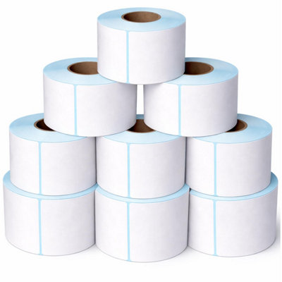 Direct Thermal Shipping Labels 4X6 100X150mm Adhesive Barcode Postage Printer Labels Strong Glue Pack Of 10 from B&Q