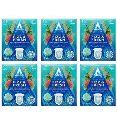  - Toilet Cleaning Tablets Pack Of 3 Eucalyptus Fresh Deep Clean Toilet Bowl Cleaner Pack Of 12
