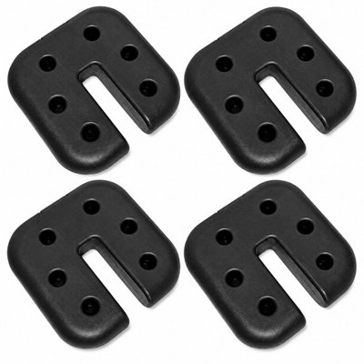 Canopy Weight Plates Set Of 4 Gazebo Leg Weights 20Lb Total Stackable Tent Anchor Blocks For Canopies from B&Q