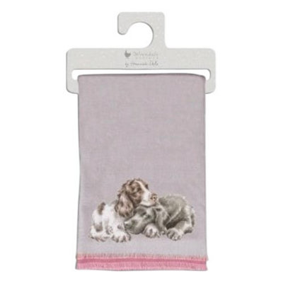 Wrendale Designs Sleeping Dogs Design Winter Scarf - Gift for Mum - Image 5